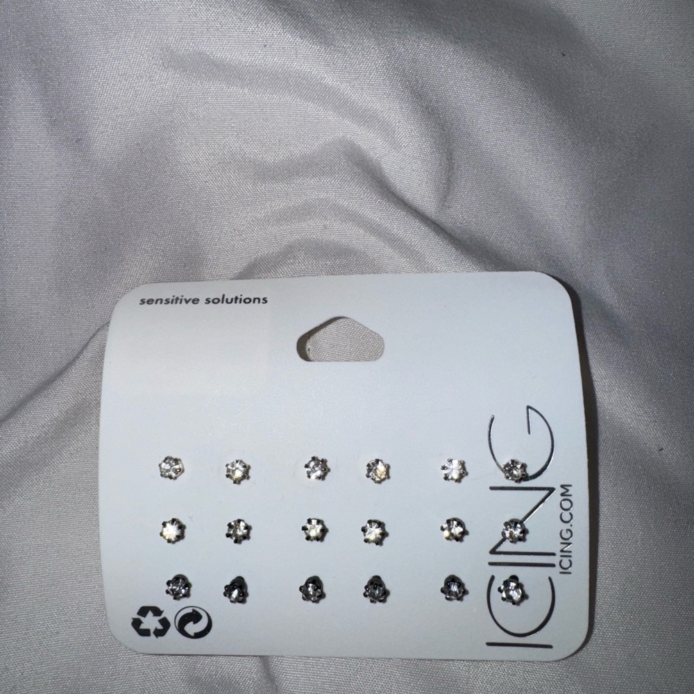 Pack of Stud Earrings from Icing